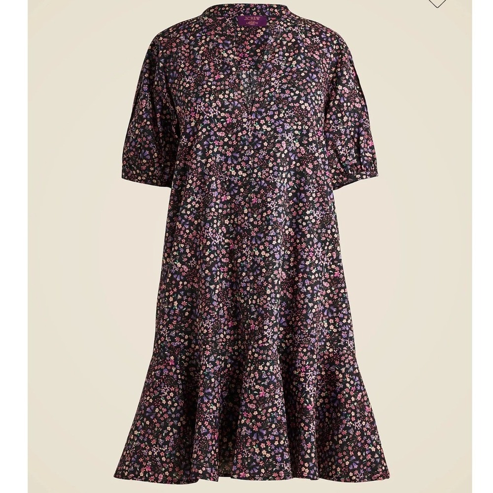 J.Crew Liberty Fabric Delilah Floral Shift Dress Women Small Cotton Mini NWT